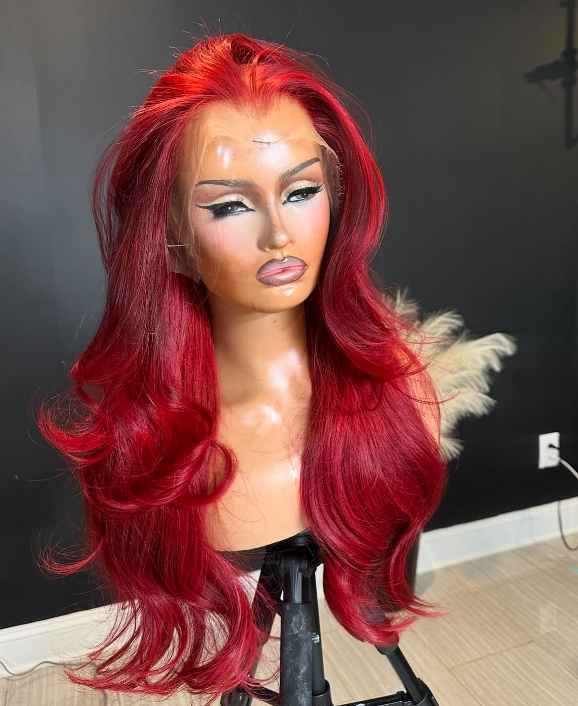 Cherry red unit